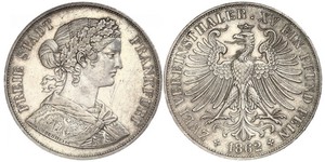2 Thaler States of Germany Silver 