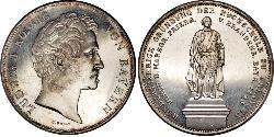 2 Thaler 巴伐利亞王國 (1806 - 1918) 銀 路德维希一世 (巴伐利亚)