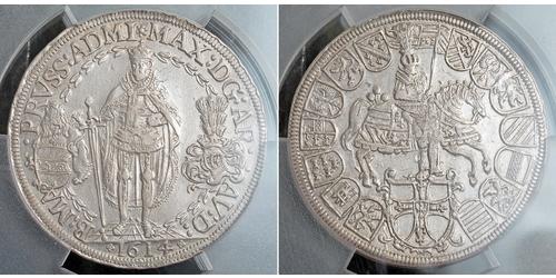 2 Thaler  銀 馬克西米連三世 (上奧地利) (1558 – 1618)