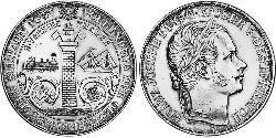 2 Thaler 奧地利帝國 (1804 - 1867) 銀 