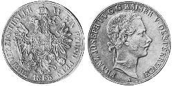 2 Thaler 奧地利帝國 (1804 - 1867) 銀 