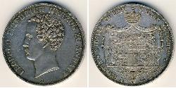 2 Thaler 安哈尔特公国 (1806 - 1918) 銀 利奥波德四世 (安哈尔特) (1794 - 1871)