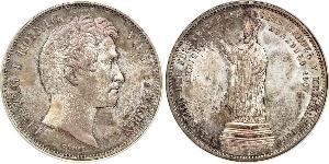 2 Thaler 巴伐利亞王國 (1806 - 1918) 銀 路德维希一世 (巴伐利亚)