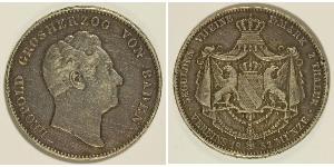 2 Thaler 巴登大公國 (1806 - 1918) 銀 利奥波德 (巴登)
