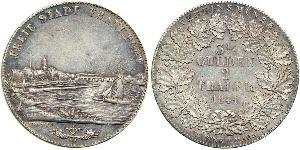 2 Thaler 法蘭克福自由市 銀 