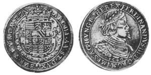 2 Thaler 神圣罗马帝国 (962 - 1806) 銀 