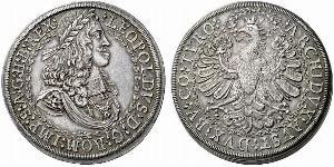 2 Thaler 神圣罗马帝国 (962 - 1806) 銀 利奥波德一世 (神圣罗马帝国)(1640-1705)