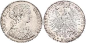 2 Thaler 联邦州 (德国) 銀 