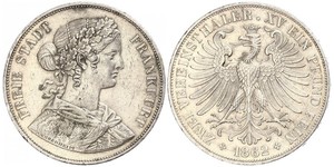 2 Thaler 联邦州 (德国) 銀 