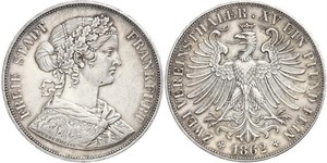 2 Thaler 联邦州 (德国) 銀 