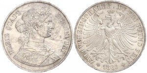 2 Thaler 联邦州 (德国) 銀 