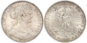 2 Thaler 联邦州 (德国) 銀 