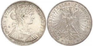 2 Thaler 联邦州 (德国) 銀 