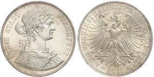2 Thaler 联邦州 (德国) 銀 