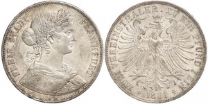 2 Thaler 联邦州 (德国) 銀 