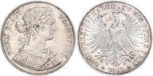 2 Thaler 联邦州 (德国) 銀 
