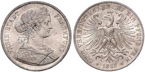 2 Thaler 联邦州 (德国) 銀 