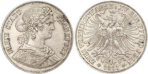2 Thaler 联邦州 (德国) 銀 