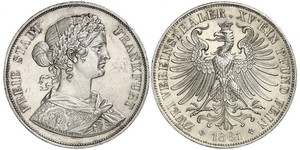2 Thaler 联邦州 (德国) 銀 