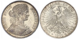 2 Thaler 联邦州 (德国) 銀 
