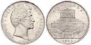2 Thaler / 3.5 Gulden Royaume de Bavière (1806 - 1918) Argent Louis Ier de Bavière(1786 – 1868)