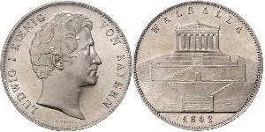 2 Thaler / 3.5 Gulden Königreich Bayern (1806 - 1918) Silber Ludwig I. (Bayern)(1786 – 1868)