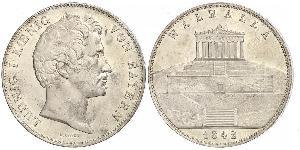 2 Thaler / 3.5 Gulden Kingdom of Bavaria (1806 - 1918) Silver Ludwig I of Bavaria (1786 – 1868)