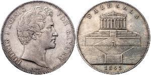 2 Thaler / 3.5 Gulden Kingdom of Bavaria (1806 - 1918) Silver Ludwig I of Bavaria (1786 – 1868)