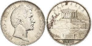 2 Thaler / 3.5 Gulden Kingdom of Bavaria (1806 - 1918) Silver Ludwig I of Bavaria (1786 – 1868)