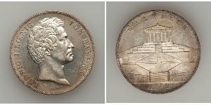 2 Thaler / 3.5 Gulden 巴伐利亞王國 (1806 - 1918) 銀 路德维希一世 (巴伐利亚)