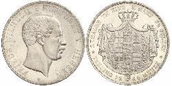 2 Thaler / 3½ Gulden Grand-duché de Hesse (1806 - 1918) Argent Frédéric-Guillaume Ier de Hesse (1802 - 1875)