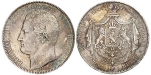 2 Thaler / 3½ Gulden Grand-duché de Hesse (1806 - 1918) Argent Louis II de Hesse