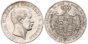 2 Thaler / 3½ Gulden Grand-duché de Hesse (1806 - 1918) Argent Frédéric-Guillaume Ier de Hesse (1802 - 1875)