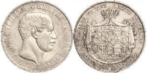 2 Thaler / 3½ Gulden Großherzogtum Hessen (1806 - 1918) Silber Friedrich Wilhelm I. (Hessen-Kassel) (1802 - 1875)