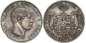 2 Thaler / 3½ Gulden Großherzogtum Hessen (1806 - 1918) Silber Friedrich Wilhelm I. (Hessen-Kassel) (1802 - 1875)