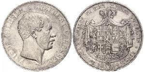 2 Thaler / 3½ Gulden Großherzogtum Hessen (1806 - 1918) Silber Friedrich Wilhelm I. (Hessen-Kassel) (1802 - 1875)