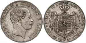 2 Thaler / 3½ Gulden Großherzogtum Hessen (1806 - 1918) Silber Friedrich Wilhelm I. (Hessen-Kassel) (1802 - 1875)