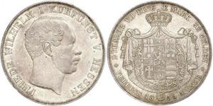 2 Thaler / 3½ Gulden Grand Duchy of Hesse (1806 - 1918) Silver Frederick William, Elector of Hesse (1802 - 1875)