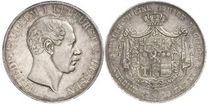 2 Thaler / 3½ Gulden Grand Duchy of Hesse (1806 - 1918) Silver Frederick William, Elector of Hesse (1802 - 1875)
