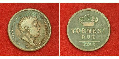 2 Tornesi Italian city-states Мідь 