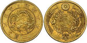 2 Yen Empire du Japon (1868-1947) Or Meiji the Great (1852 - 1912)