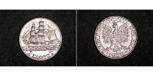 2 Zloty Deuxième République de Pologne (1918 - 1939) Argent 