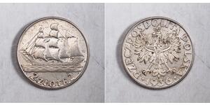 2 Zloty Deuxième République de Pologne (1918 - 1939) Argent 