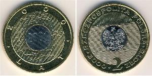 2 Zloty Third Polish Republic (1991 - ) Bimetal 