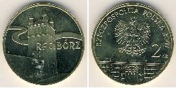 2 Zloty Third Polish Republic (1991 - ) Brass 