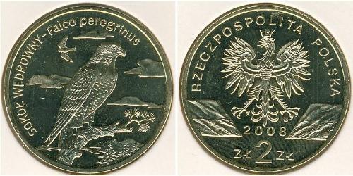 2 Zloty Third Polish Republic (1991 - ) Brass 