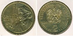 2 Zloty Third Polish Republic (1991 - ) Laiton 