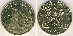 2 Zloty Third Polish Republic (1991 - ) Laiton 