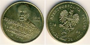 2 Zloty Third Polish Republic (1991 - ) Laiton 