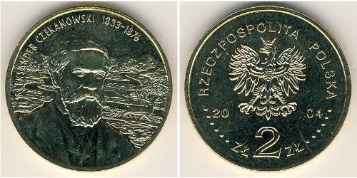 2 Zloty Third Polish Republic (1991 - ) Laiton 